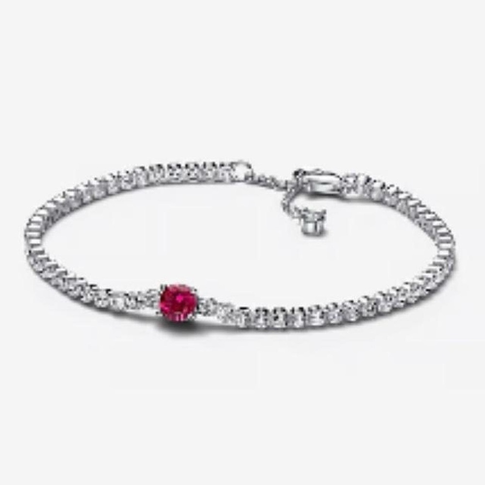 Pandora Red Tennis Bracelet.